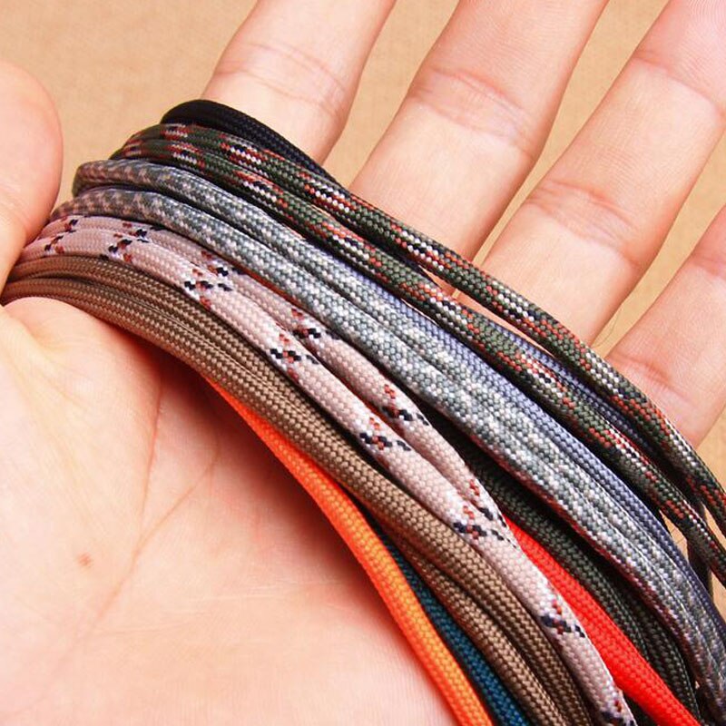 1pc håndlavede paracord lanyard nøglering til fløjter ledning nøgler id badge mobiltelefon klatring plastik klip hængende nakke reb lanyard