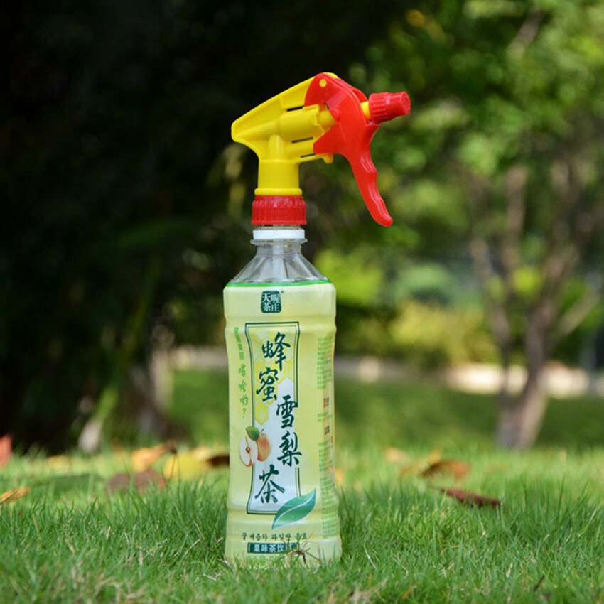 Hendig vannsprøyte med dyse justerbar roterende tåkesprøyte push-type hagesprøyte plast fuktforstøver for planter