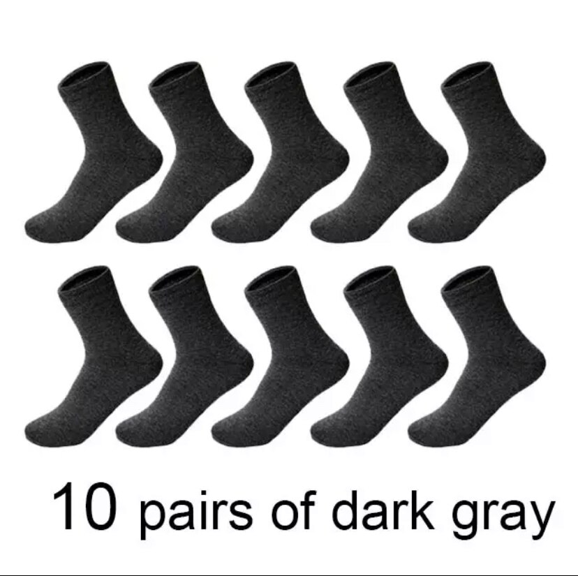 10 paar/männer Socken Polyester Baumwolle Mittelrohr Socken Sommer Dünne Einfarbig Atmungsaktive Geschäft herren Socken männer: hell Blau