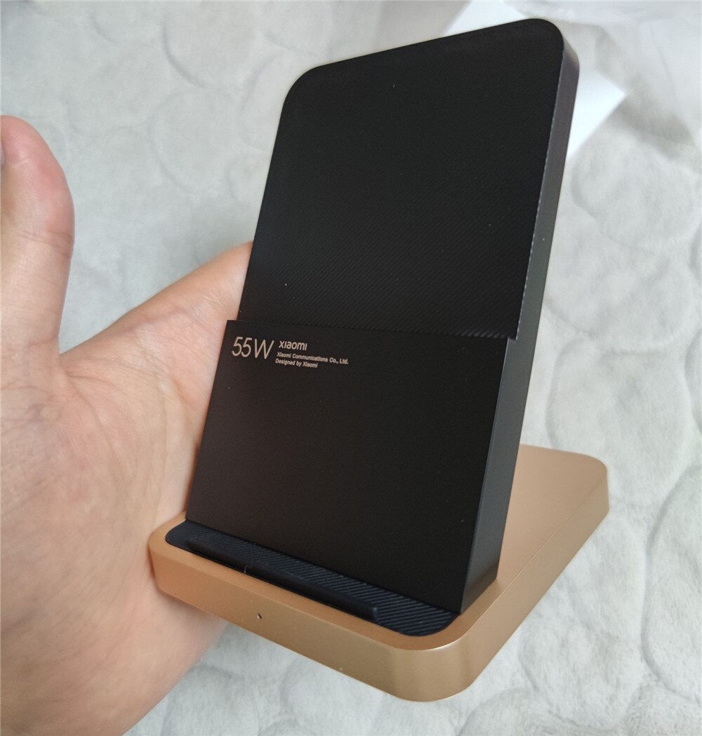 Xiaomi 55W Wireless Charger 55W Max Vertical air-cooled wireless charging Support Fast Charger For Xiaomi 10 Pro mobile phones
