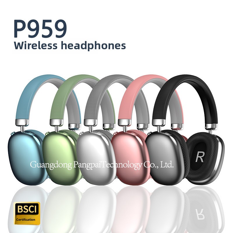 P959 wireless headset Bluetooth all inclusive ear knob key Long endurance gaming phone headset