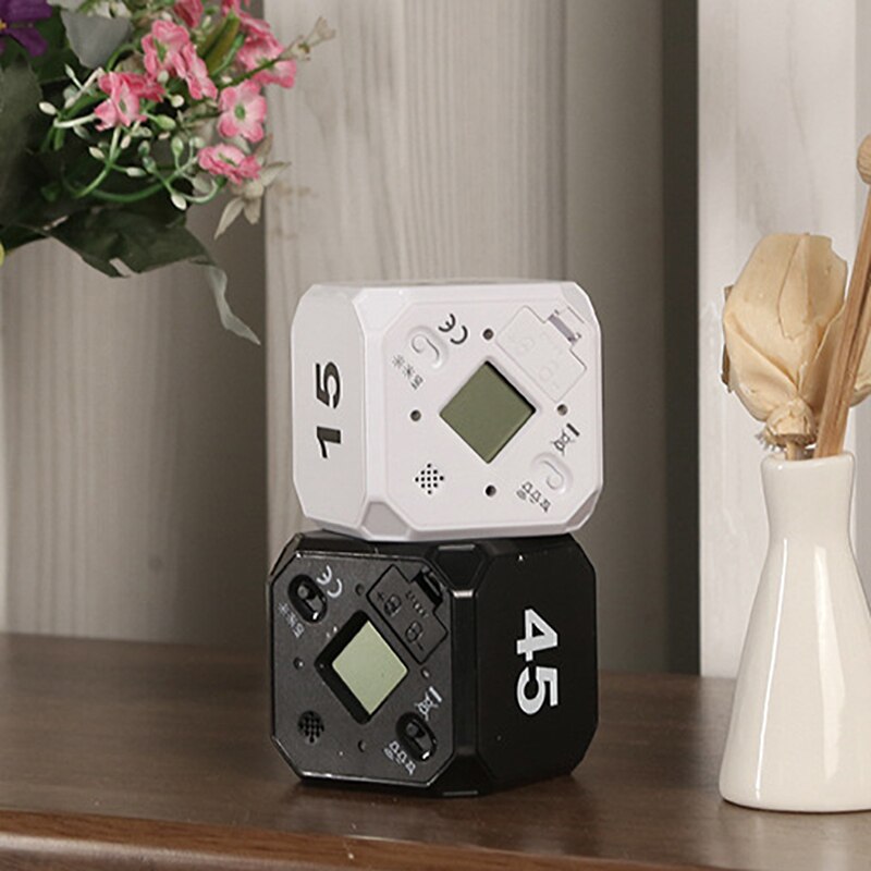 Practice Timer Kitchen Timer The Miracle Cube Timer for Study Gym Management Workout Timer 1 -60 mins timing option