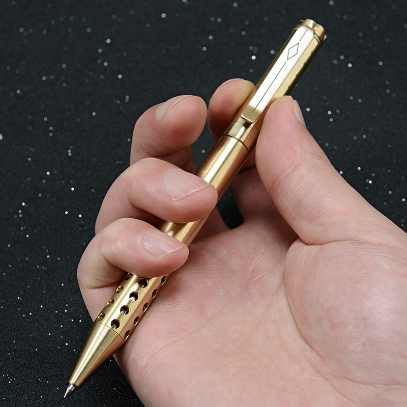 Zuiver Koper Magnetische Handtekening Pen Messing Gel Pen Metalen Pen Kantoorbenodigdheden
