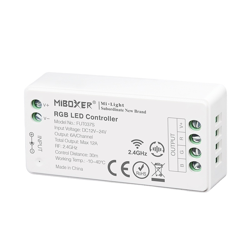 Miboxer 2.4G RF Wireless Dimmer CCT RGB RGBW RGB+CCT FUT035S FUT036S FUT037S FUT038S FUT039S Controller Samll Size MiLight: FUT037S RGB