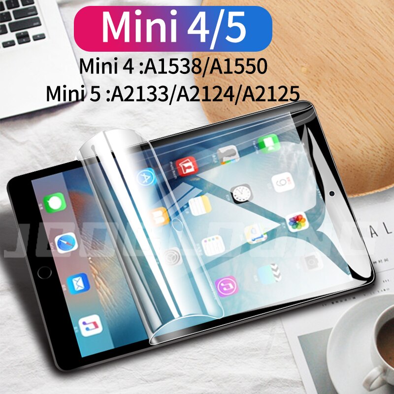 Hydrogel Film Für iPad 7th. 10,2 Mini 6 5 Bildschirm Schutz Für ipad Profi 11 Luft 4 3 2 10,5 schutzhülle Keine Glas: ipad Mini 4 5