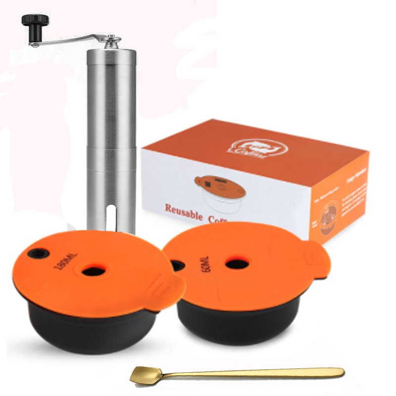 Tassimo – capsules de café réutilisables, dosettes 60ML/180ML, pour Machine BOSCH, dosettes filtrantes rechargeables: 60ML-180ML-YMQ-CS