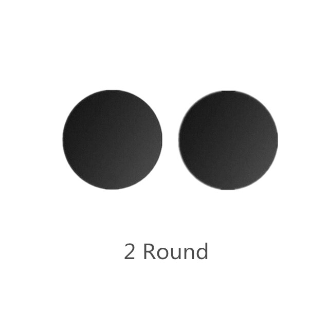 Xiaomi – Plaque de métal en aimant, support de téléphone pour voiture, kit de montage magnétique pour mobile, remplacement universel avec adhésif,: 2Round