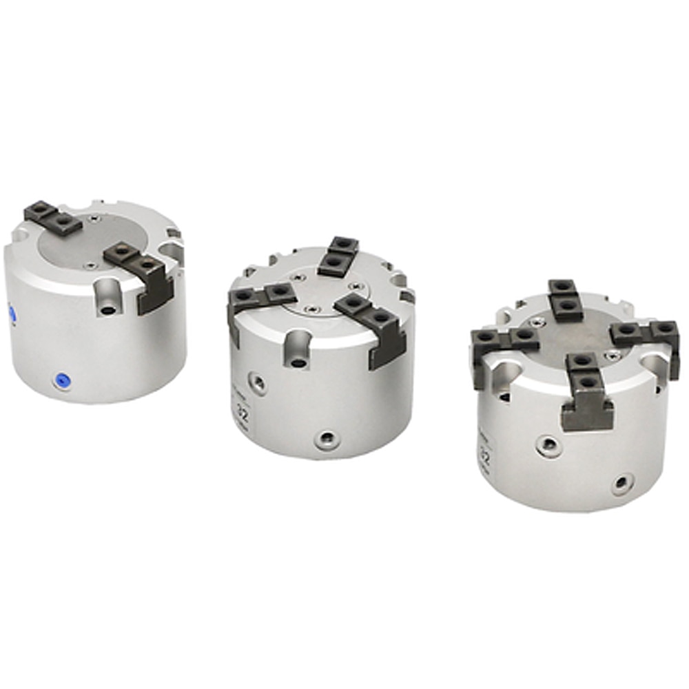 MHS2/MHS3/MHS4 Series 2/3/4 Finger Pneumatic Gripper SMC Replacement Double Action Rotating Cylinder 16D/20D/25D/32D/40D/50D