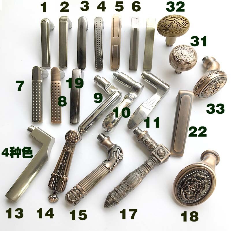 Security indoor door lock handle replacement accessories universal bedroom bathroom shower door pull knob handle Home Hardware