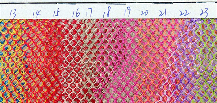 Hexagonal mesh fabric / net mesh cloth material/ for mesh bag variety Shoes
