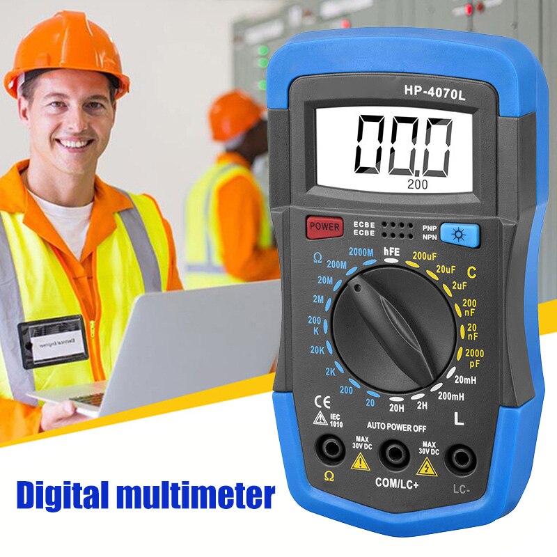 RLC Meter Inductance Capacitance Resistance Multimeter Ohm Inductor Tester JDH99