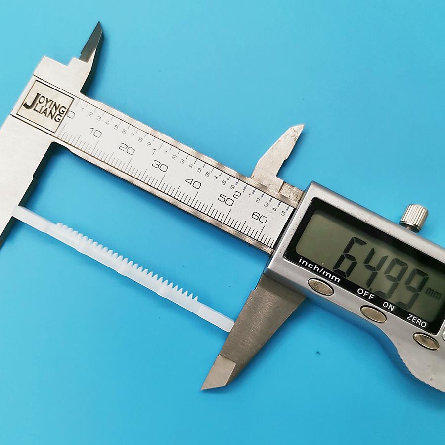 4x2x65mm 0.5M Plastic Rack Gear Pinion Drive Sprocket Synchronous Wheel Toy Accessories 10PCS/LOT