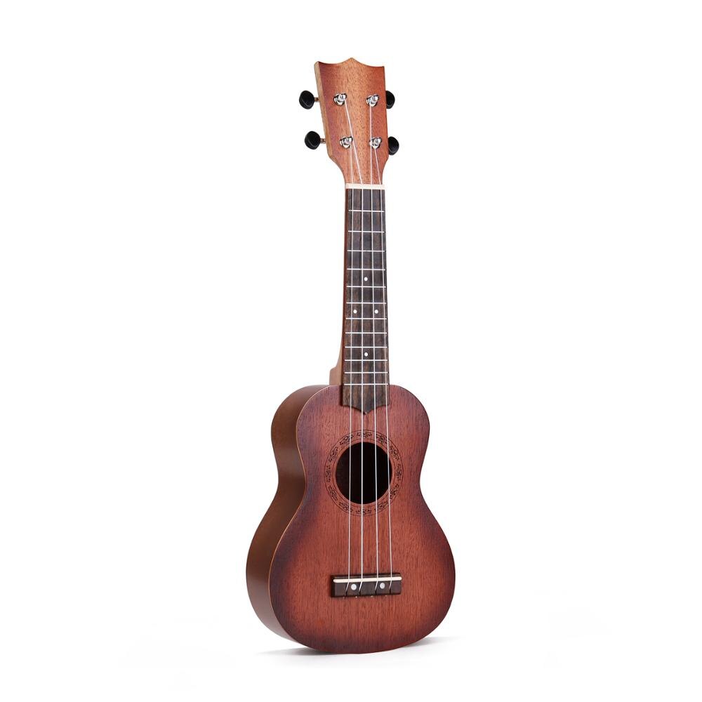 Ammoon 21 inch palissander ukelele ukelele ukelele voor kinderen musical voor kinderen lindehouten body ukelele aankomsten: Houten lichaam 1