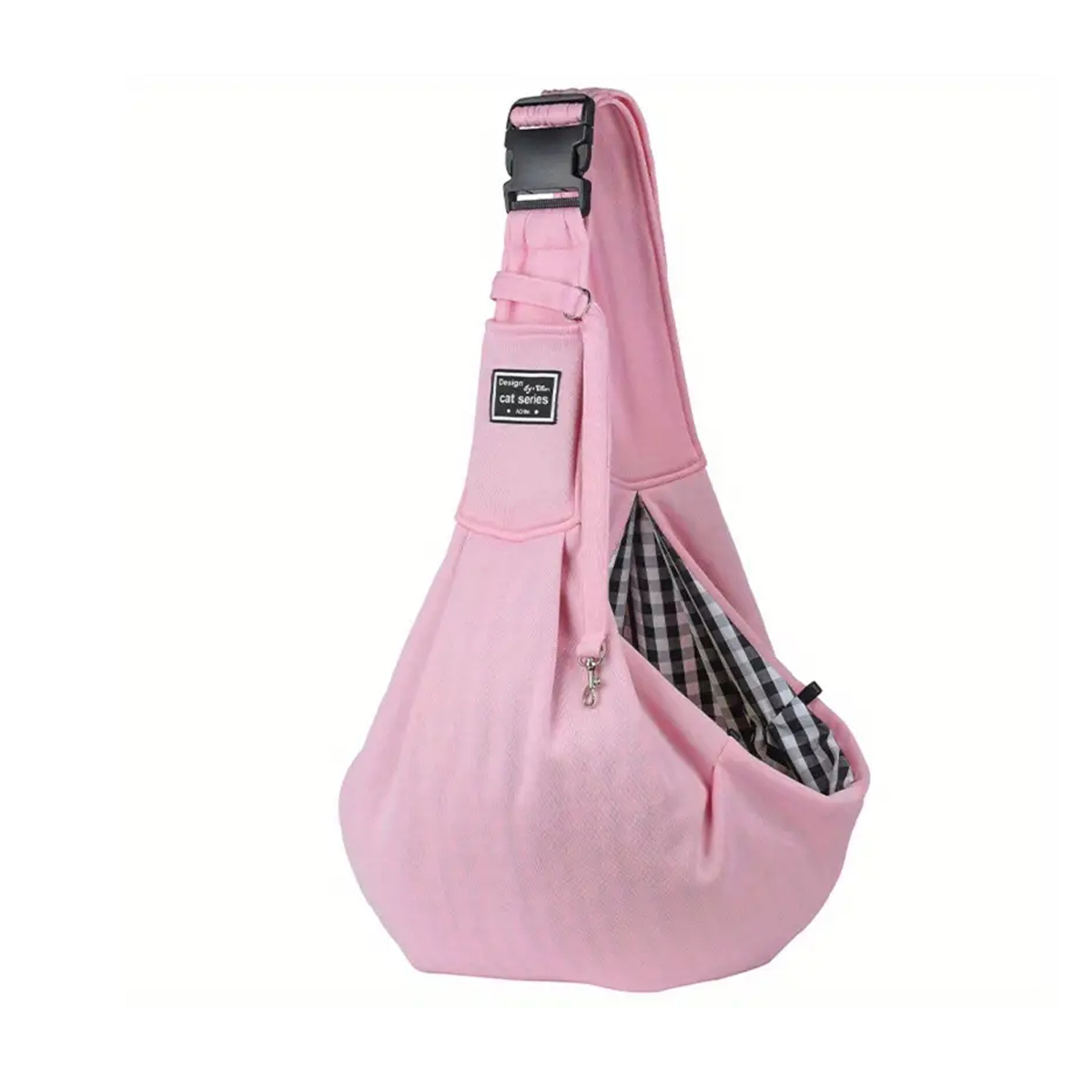Verstelbare Hond Draagtas Outdoor Reizen Puppy Enkele Schoudertassen Honden Comfort Sling Handtas Corgi Puppy Tote Pouch Tote: Roze