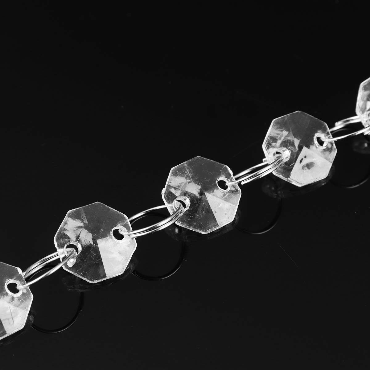 30 PCS Acryl Kristal Kralen Ketting Kroonluchter Hanglamp Guirlande Opknoping Bruiloft Home Party Bar Decor Led Lamp