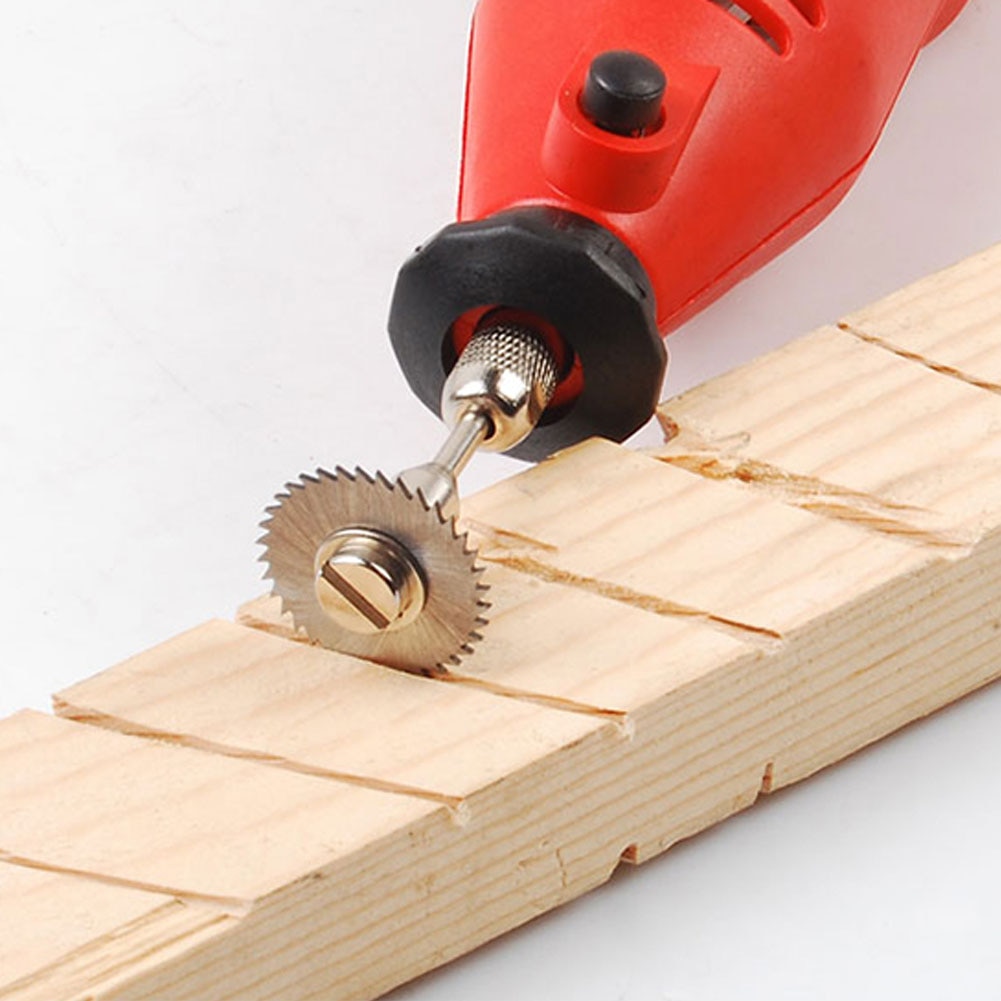 6 stuks hss metaal cirkelzaag schijf wiel bladen afsnijden dremel boor roterende gereedschappen fijne precisie sneden voor kleine afkort klussen --m25