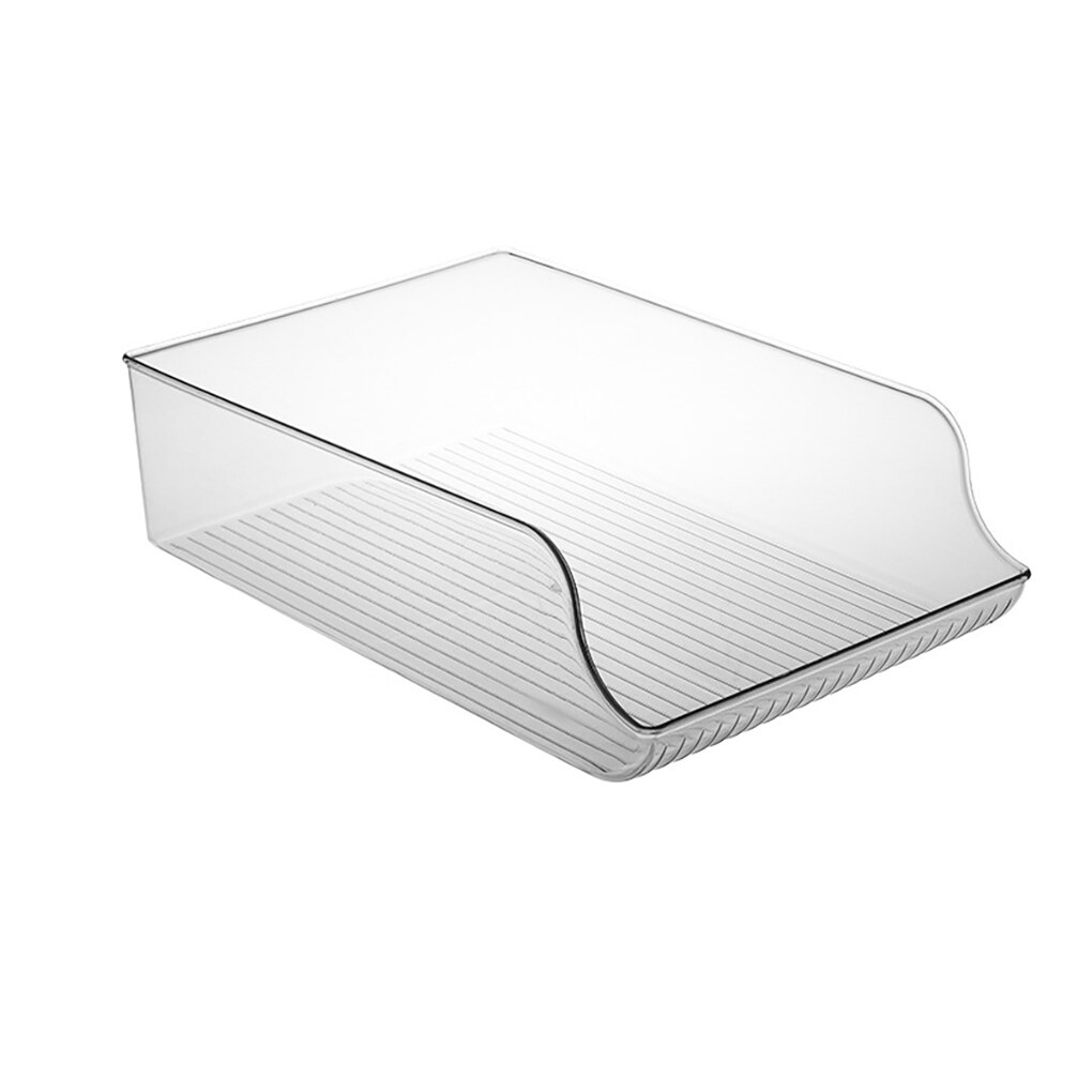 Refrigerator Storage Box Clear Kitchen Cabinet Drawer PET Egg Food Organizer Fruit Fresh-keeping Container Drink Box: 2