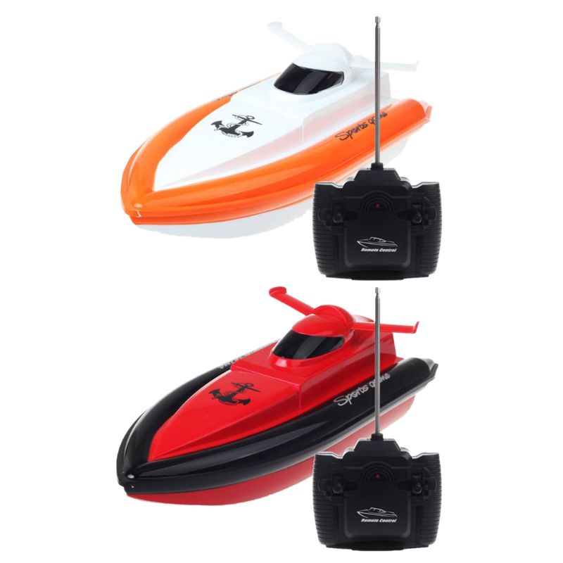 27 mhz højhastigheds rc-legetøjsbåd til børn med 2 motorer