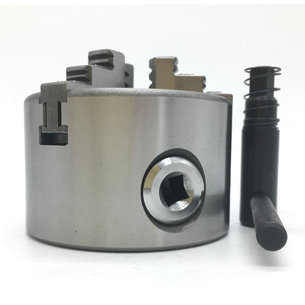 SANOU K11 80 Manual Lathe Chuck 3 Inch 3 Jaw Self Centering Spring Loaded Cnc Chuck Milling Machine 3 Jaw Chuck for Lathe Parts