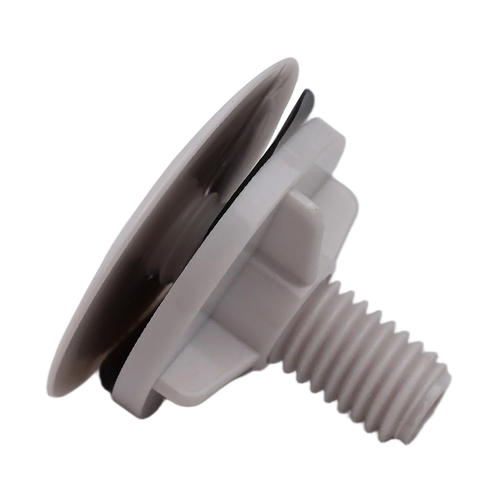 Chrom Wasserhahn Loch Stopper Abdeckung Blindstopfen Küche Waschbecken Becken Dichtung Abdeckung ABS Kunststoff 49mm Für 16-35mm Überlauf Löcher