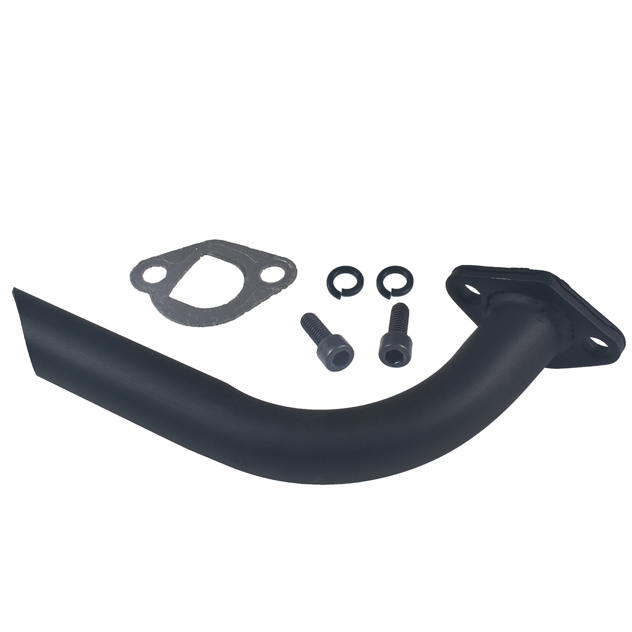 Uitlaatpijp Voor Predator 212cc Honda GX160 GX200 Go Kart &amp; Mini Bikes Zwart Wees Gebogen Uitlaatpijp Diy