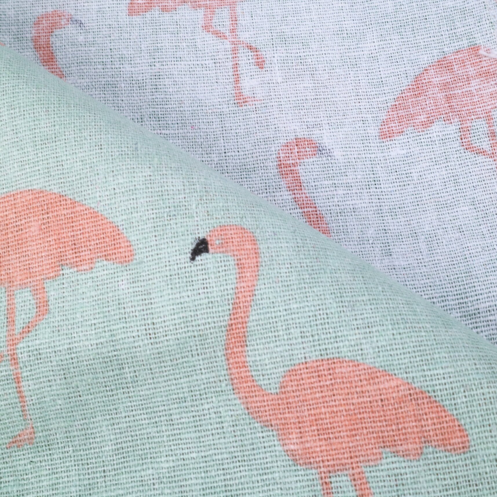 50*145cm flamingo vandmelon linned stof trykt stof syning quilte stoffer til patchwork håndarbejde gør-det-selv-materiale ,1 yc 7131