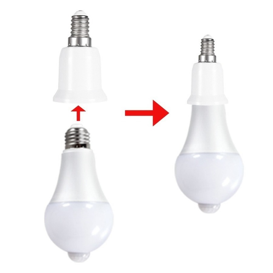 Converter  e14 to e27 adapter konvertering socket brannsikker socket lampeholder adapter lampeholder belysning tilbehør