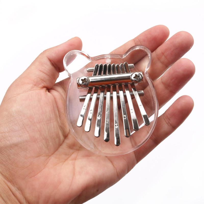 Portable Thumb Piano 8 Key Mini Kalimba Finger Mini Kalimba Thumb Piano Finger Piano Musical Instruments