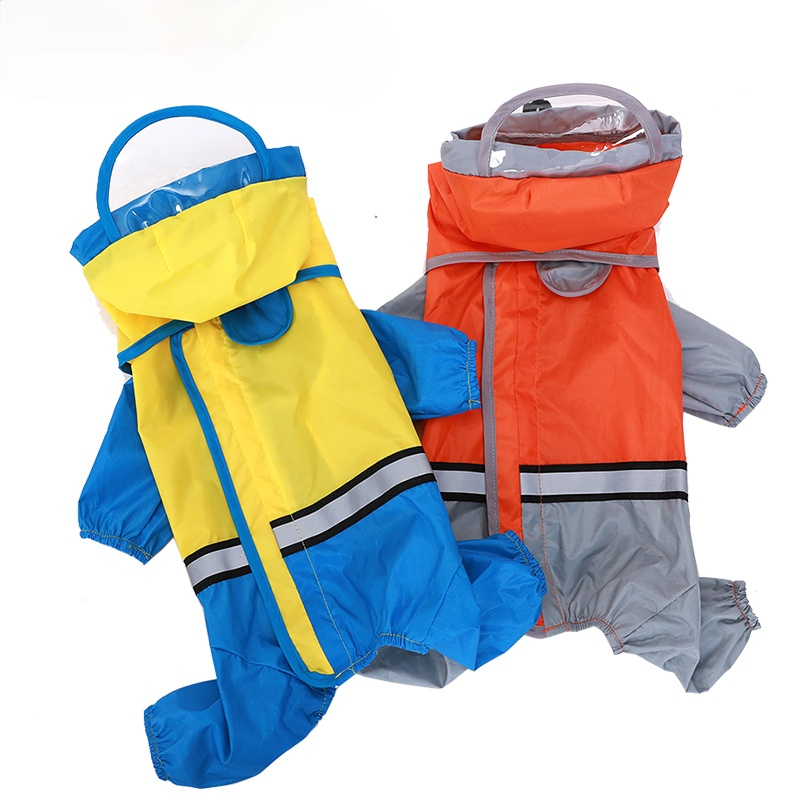 Hoopet Hond Regenjas Jumpsuit Regenjas Voor Honden Pet Mantel Kleine Hond Kat Chihuahua Teddy Waterdichte Jas