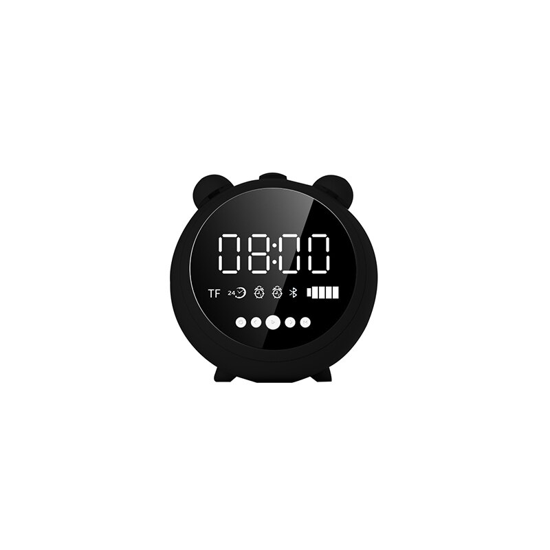 Stylish Wireless Bluetooth Speaker Home Portable Speaker Super Subwoofer Desktop Small Speaker Music: Black