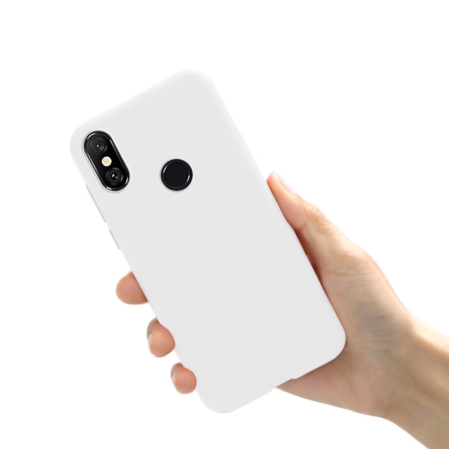 For Xiaomi Mi A2 Lite Case Cover TPU Silicone Phone Cases For Fundas Xiomi Xiaomi Redmi Mi A2 MiA2 Mi A 2 Lite A2Lite Case Coque: Mi A2 / WHITE