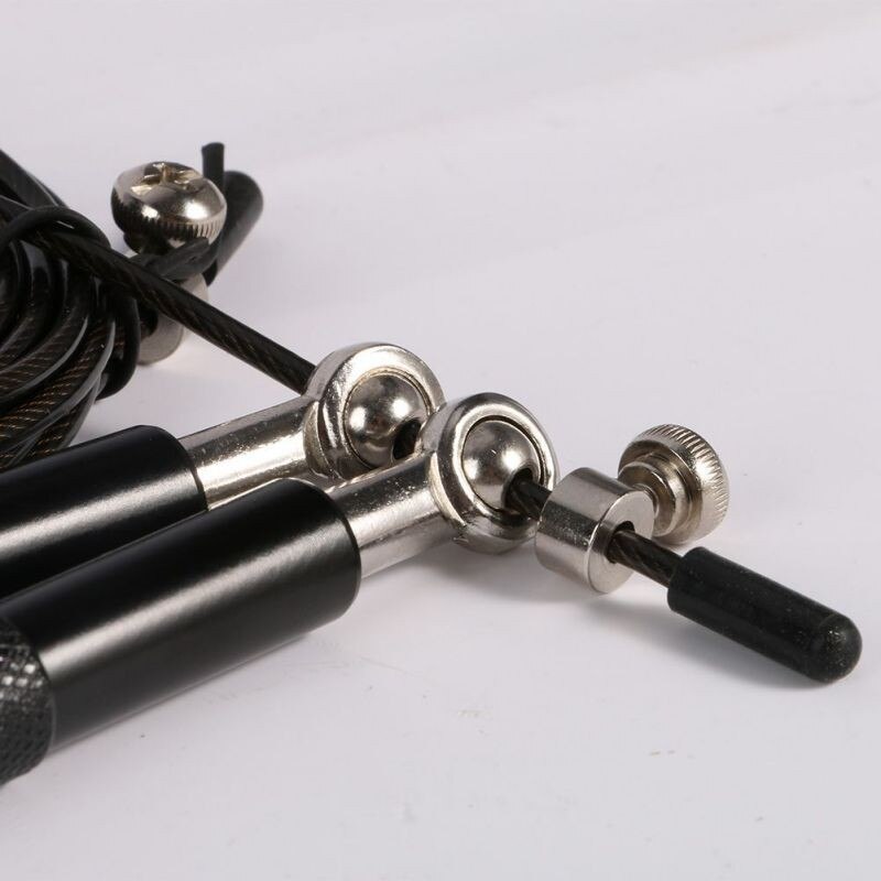 3M Adjustable Jump Rope Crossfit Speed Weight Skip Rope Fitness Aluminium Training Stainless Steel Wire Home Gym