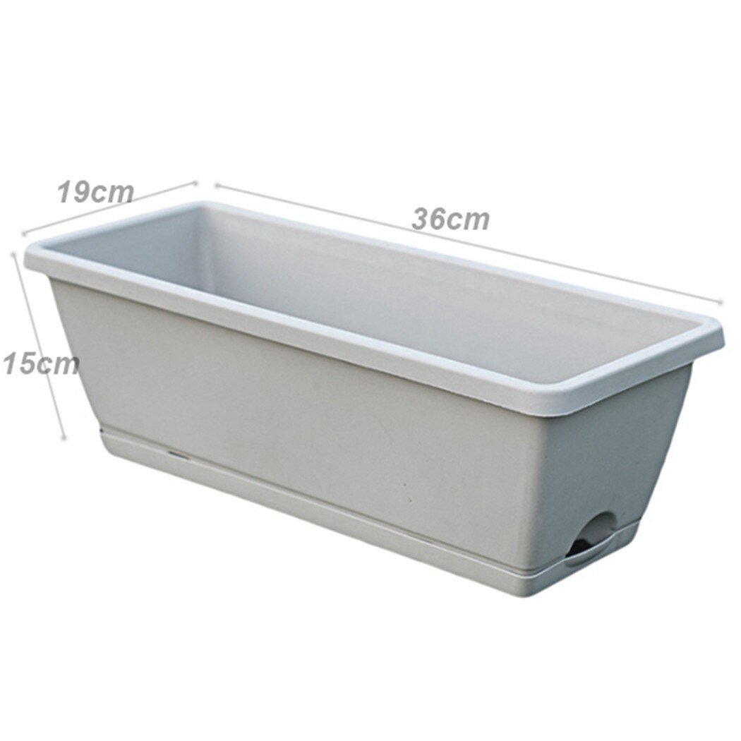 Plastic Pot Flower Plastic Planter Pot Bunga Panjang Plastik Planter Box Gardening Tools Hanging Baskets