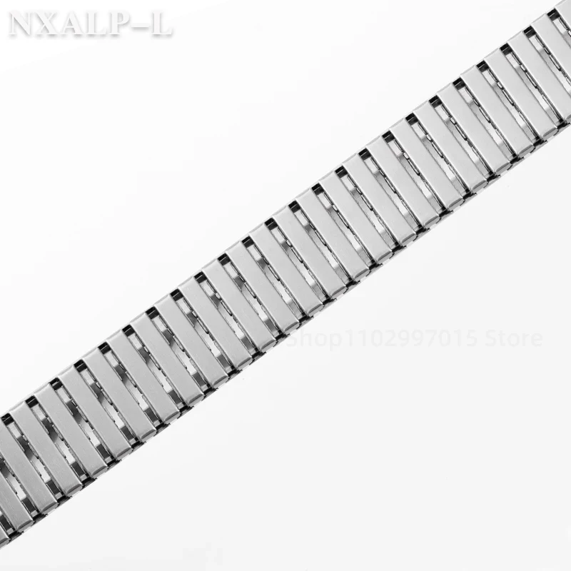 Bracelet en métal élastique pour montre SWATCH, bracelet de montre en acier inoxydable 256, accessoires de bracelet polis, 6 000 commandes, 17mm, 20mm