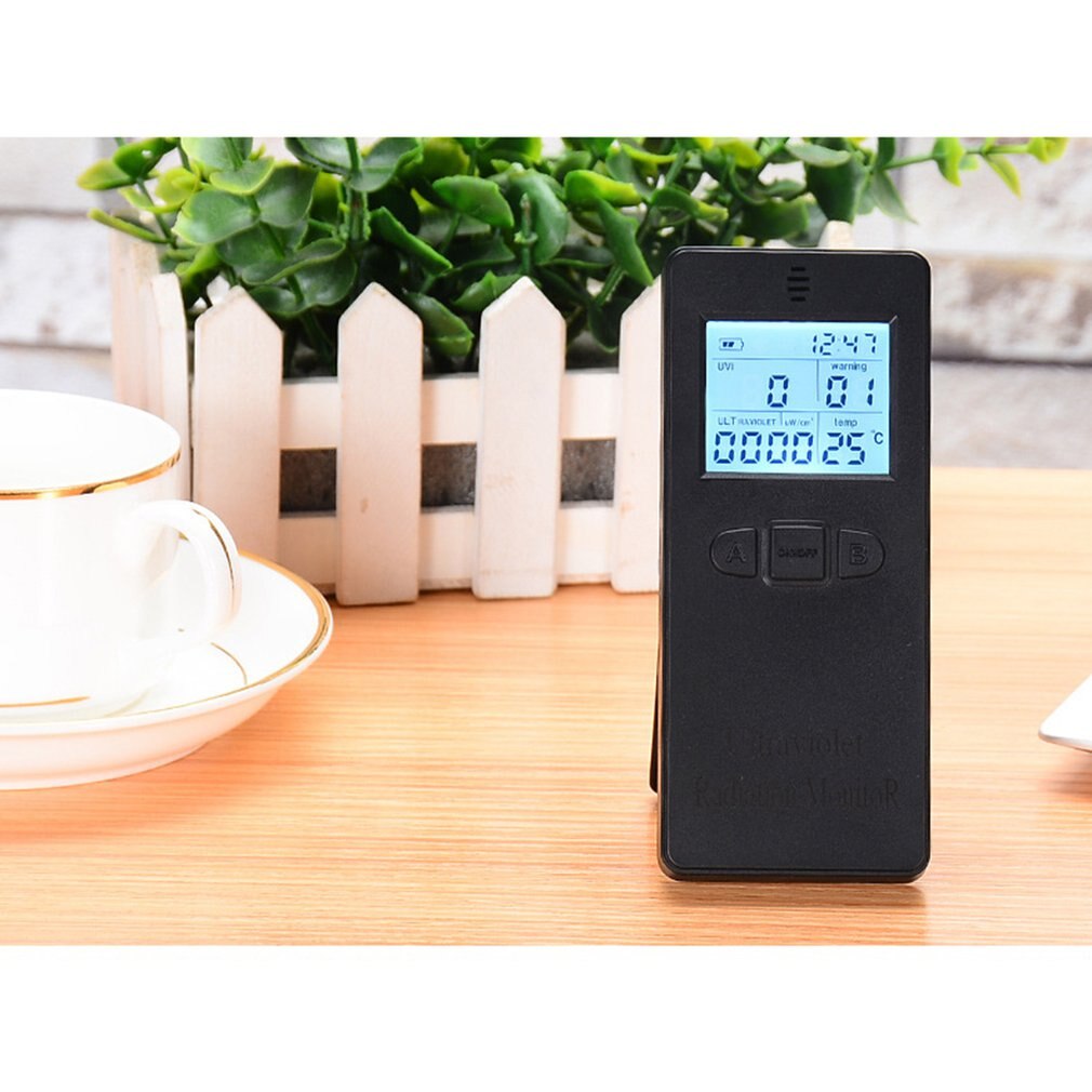 Digital Ultraviolet Radiation Detector UV Meter Dosimeter Electromagnetic Field Radiation Tester With Temperature Display