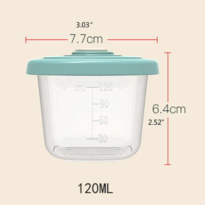 Multifunctional 4 Pcs Baby Milk Powder Dispenser Airtight Fresh Food Fruits Storage Box Cereal Containers for Outdoor
