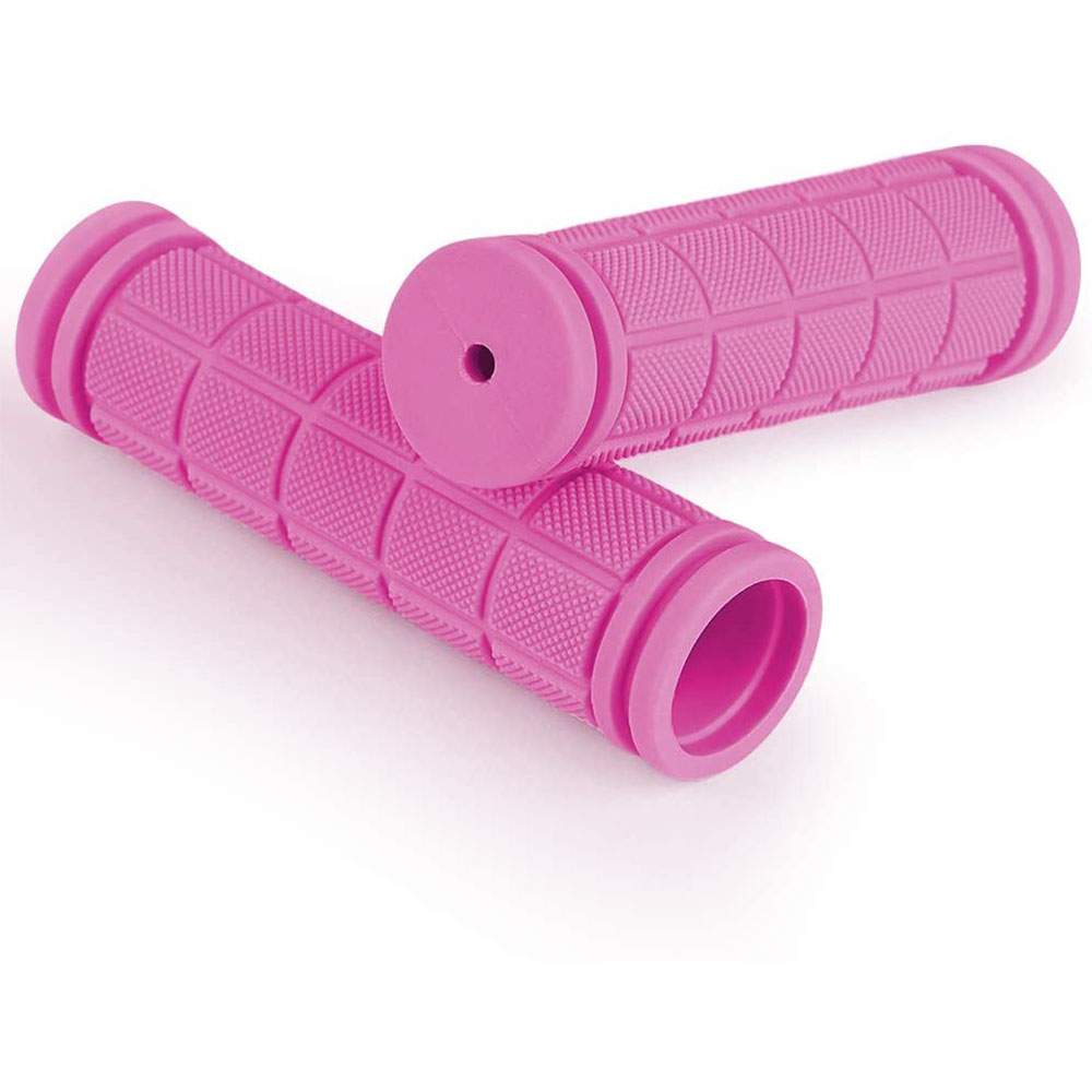 Bike Handle Grips Kids Non-Slip-Rubber Bicycle Handlebar Grips Specialized Replacement Bike Grips for Scooter Bicycle Tricycle: Pink Rose