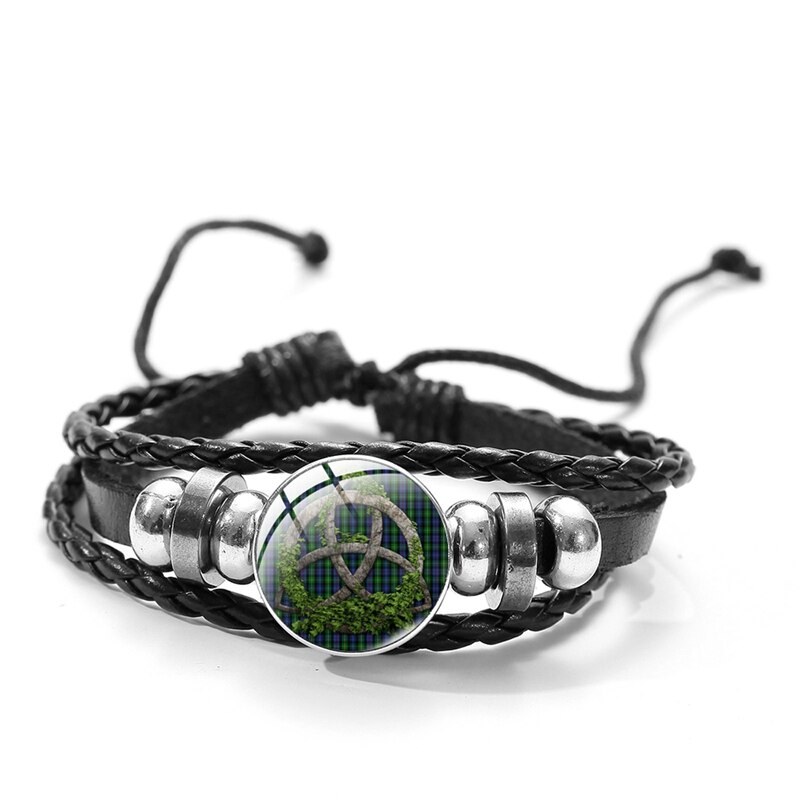 Nowa moda Teen Wolf Triskele bransoletka Steampunk Triskelion Allison Argent szklana kopuła ręcznie skórzane bransoletki bransoletki: Style 7