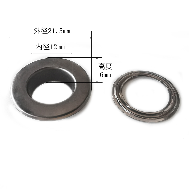 10Pcs 12mm 14mm 15mm Grommet Eyelets Metal Eyelets with Washers Curtain Grommet: Antique Zinc
