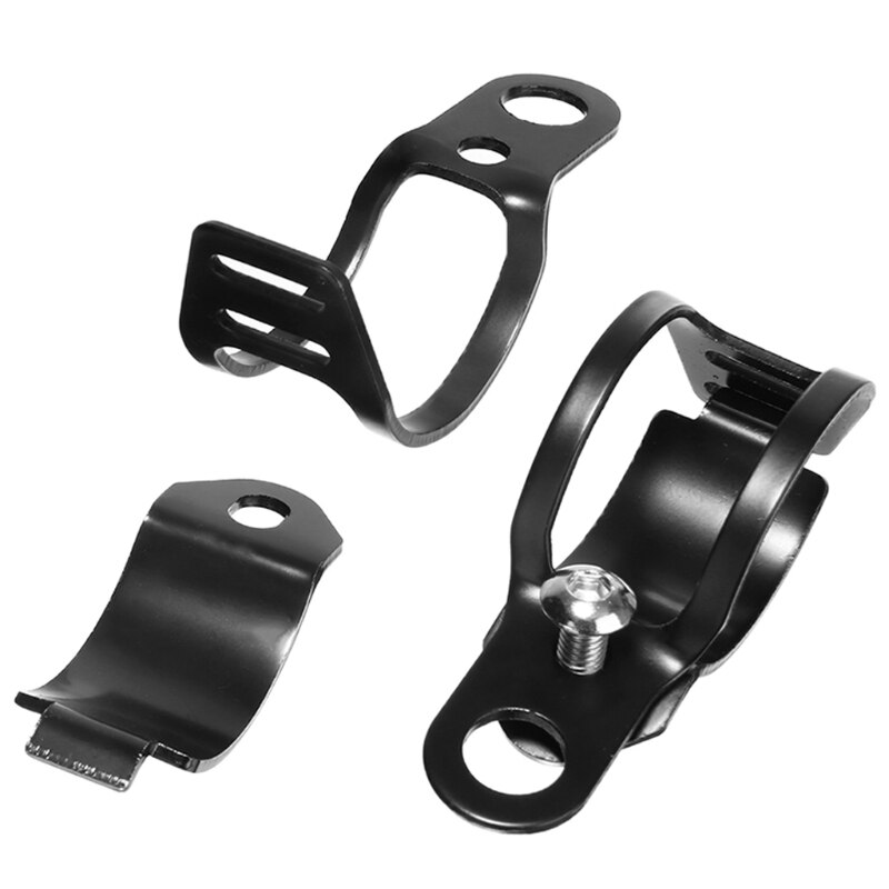 1Pair Universal Motorcycle Turn Signals Relocation Fork Clamps Bracket Headlight