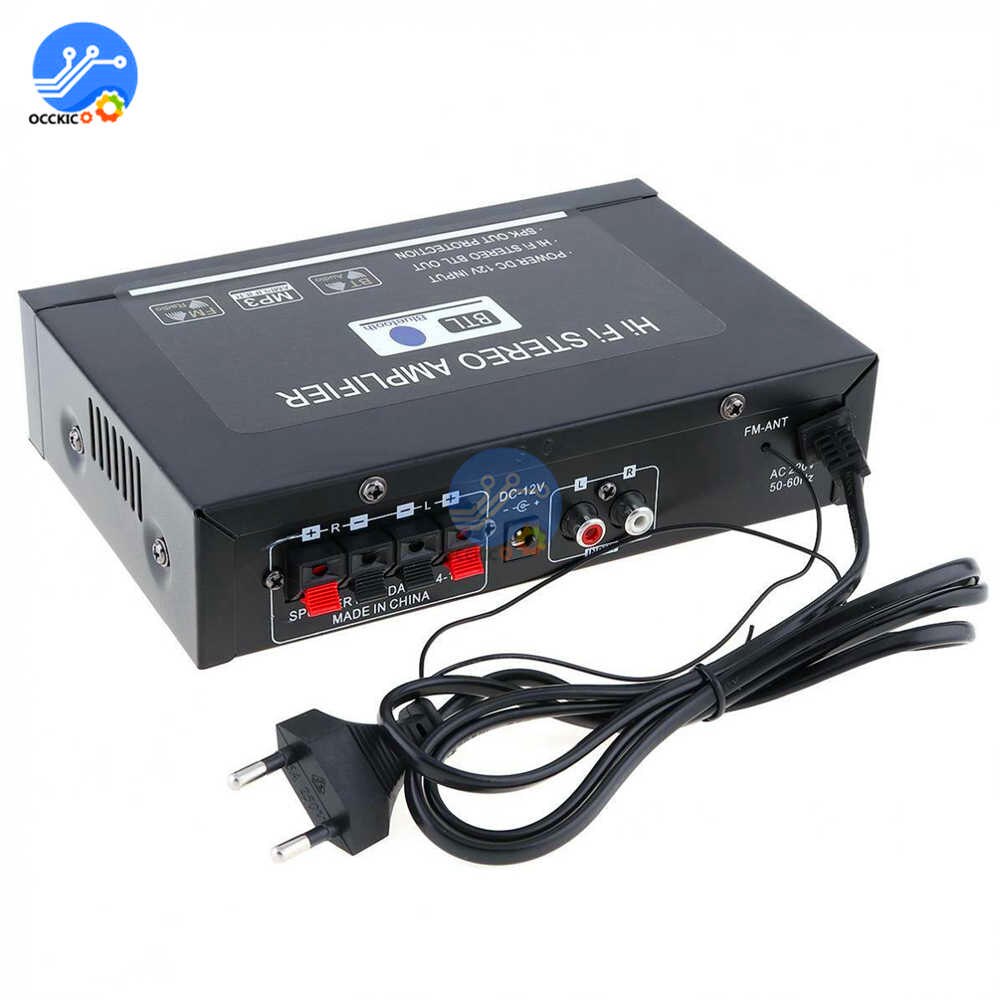 US Plug DIY kit amplifier for speakers G30 800W 12V 110V-220V sound equipment home music Bluetooth HIFI amplifier stereo