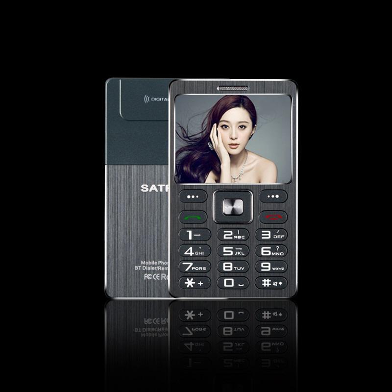 Dubbla simkort telefon  a10 mini telefon bluetooth dial 3.5mm hörlursuttag fjärrkamera mobiltelefon mobiltelefon: Lägg till 2g tf-kort / Svart
