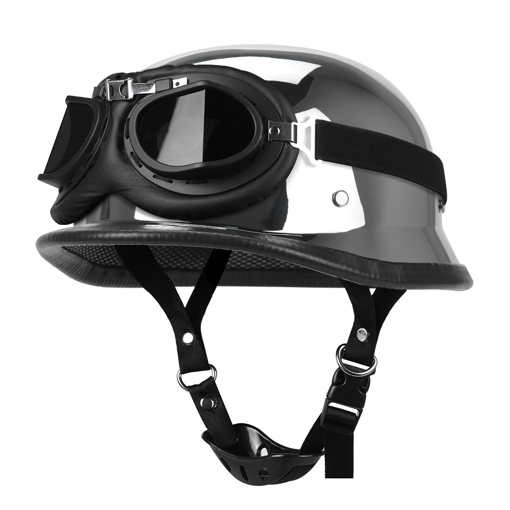 Retro motorcykelhjälm moto hjälm scooter vintage halvhjälm biker motorcykel krasch moto hjälm casco moto