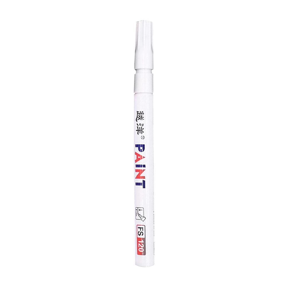 Car Tire Paint Marker Pen Waterproof Car Paint Pen Scratch Repair Pen Remover Painting Paint Marker Pen Car Accessories: White