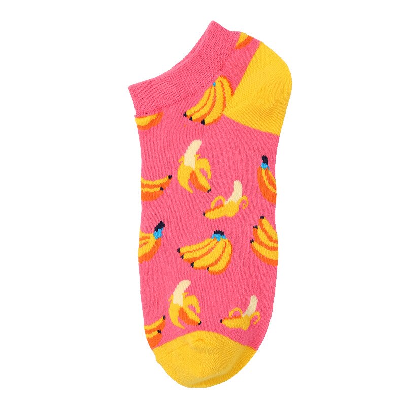 Calcetines bonitos de algodón para hombre, calcetines tobilleros cortos coloridos e informales con números geométricos de fruta, maíz y cerveza,: Rojo