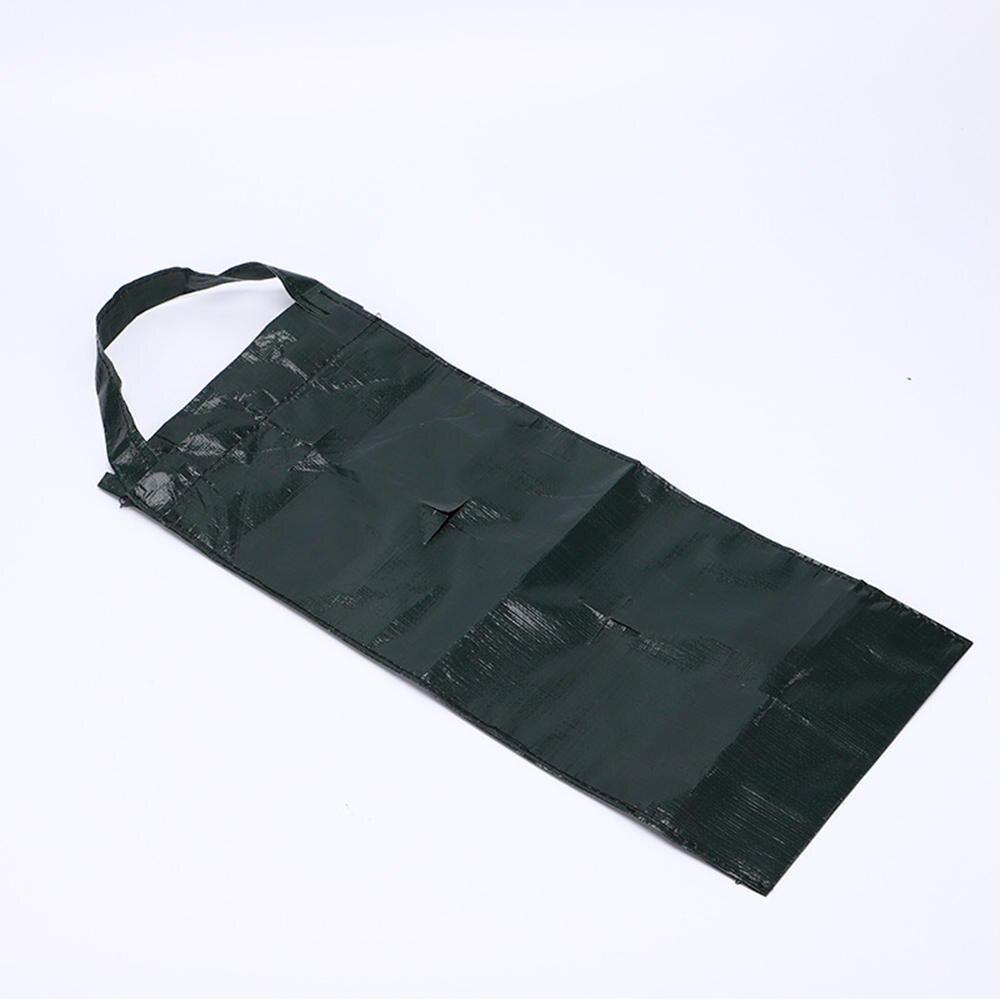 Set van 8 verticale bloempotten van hars om aan de muur te hangen voor tuin, woonkamer, binnen, buiten, keuken, kruiden, balkon, balustrade, plank, schutting, slaapkamer, latwerk - Wit