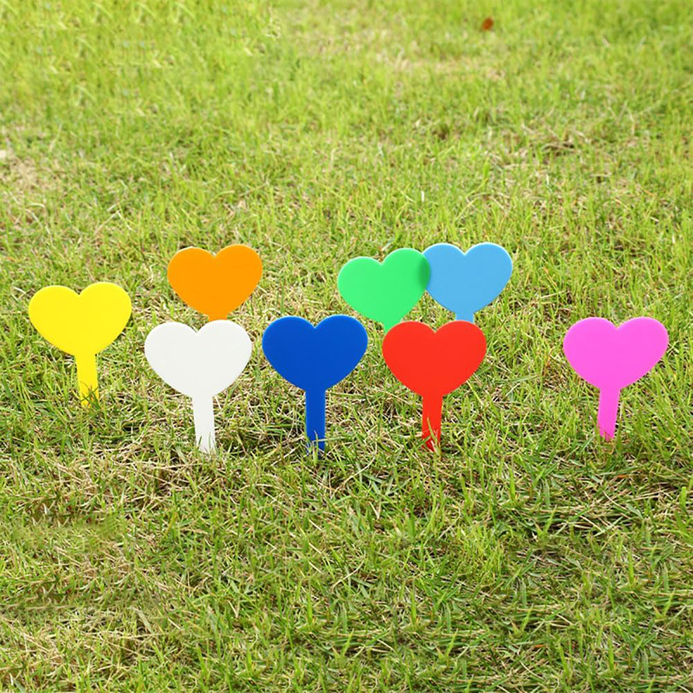 50 Stuks Waterdichte Tuinplant Etiketten Plastic Tags Kwekerij Markers Bloempotten Zaailing Schrijfteken Teken Diy Tuin Decor Gereedschap