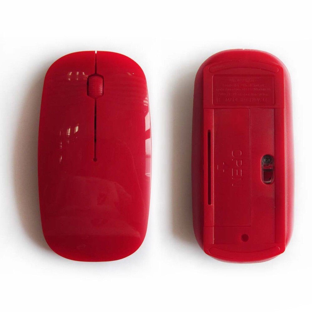 Universal USB Wireless mouse Adjustable Receiver Optical Computer Mouse 2.4GHz Battery Powered Ergonomic Mice For Laptop PC Mous