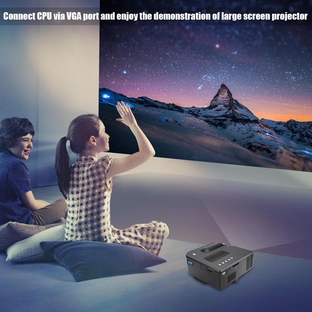Mini LED Digital Home Theatre Full HD Projektor mit Remote-Control 400 ANSI Lumen 1920*1018 Auflösung