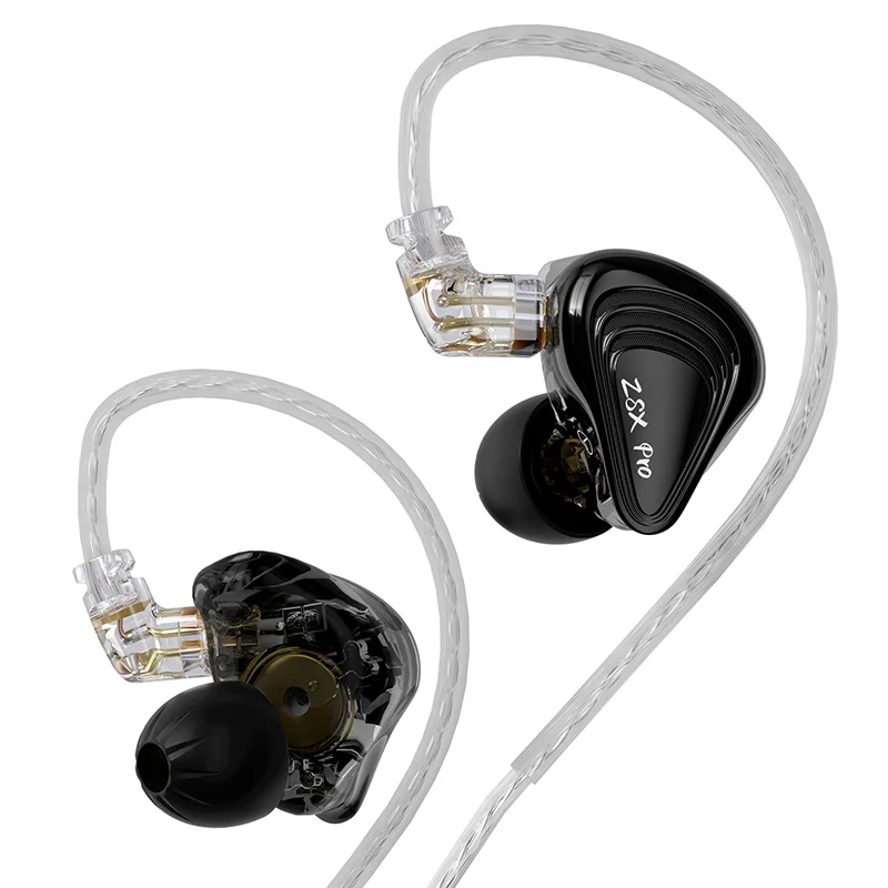 KZ ZSX Profi 5BA 1DD hybrid Antrieb Einheit Kopfhörer 10mm dynamisch Antrieb IEMs HIFI Sport Spiel Ohrhörer Musik Kopfhörer ZSXPRO ZAX ZAS ZAR